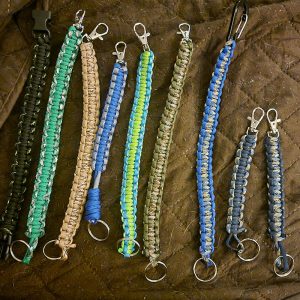 Paracord keychains