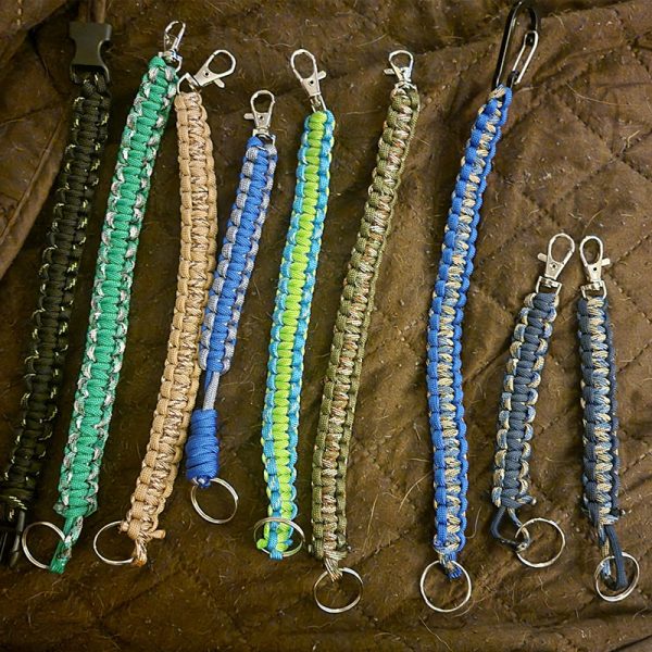 Paracord keychains