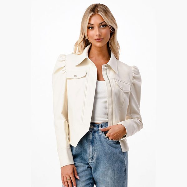 White Leather Jacket