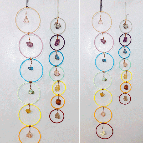 Large and small chakra catchers