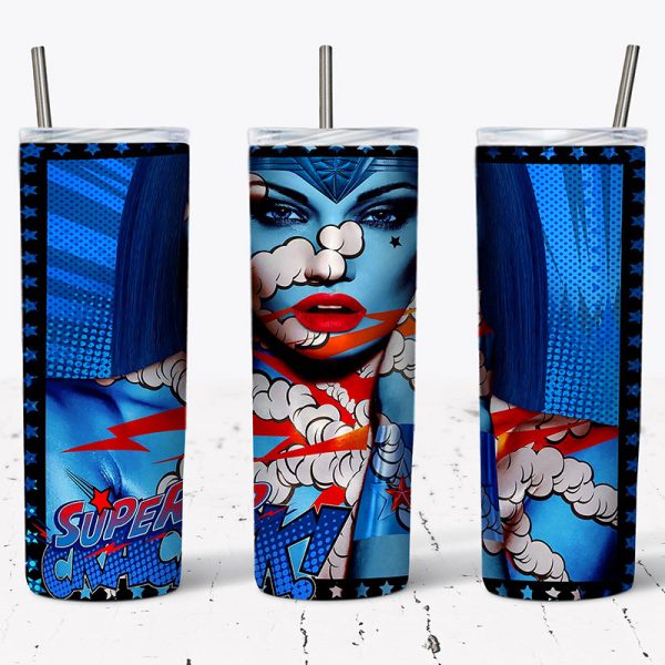 Wonder Woman Custom Tumbler