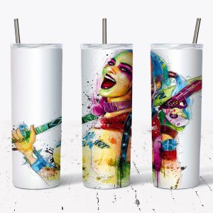 Custom Harley Quinn Tumbler