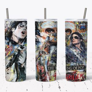 Michael Jackson "King of Pop" Tumbler