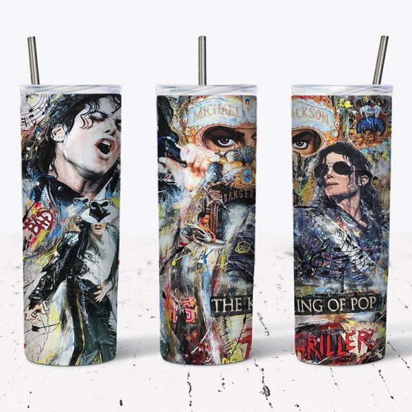 Michael Jackson "King of Pop" Tumbler